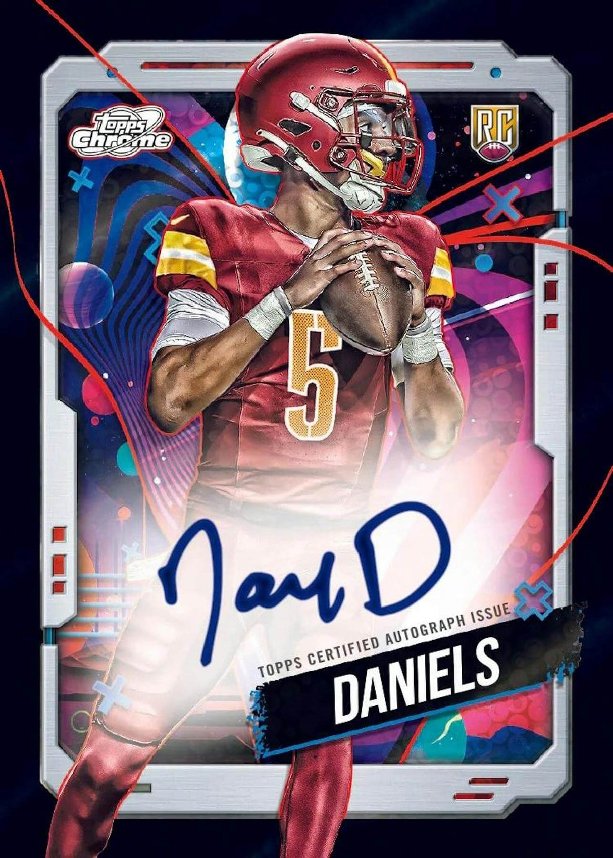 2024 Topps Chrome Cosmic Football Hobby Box