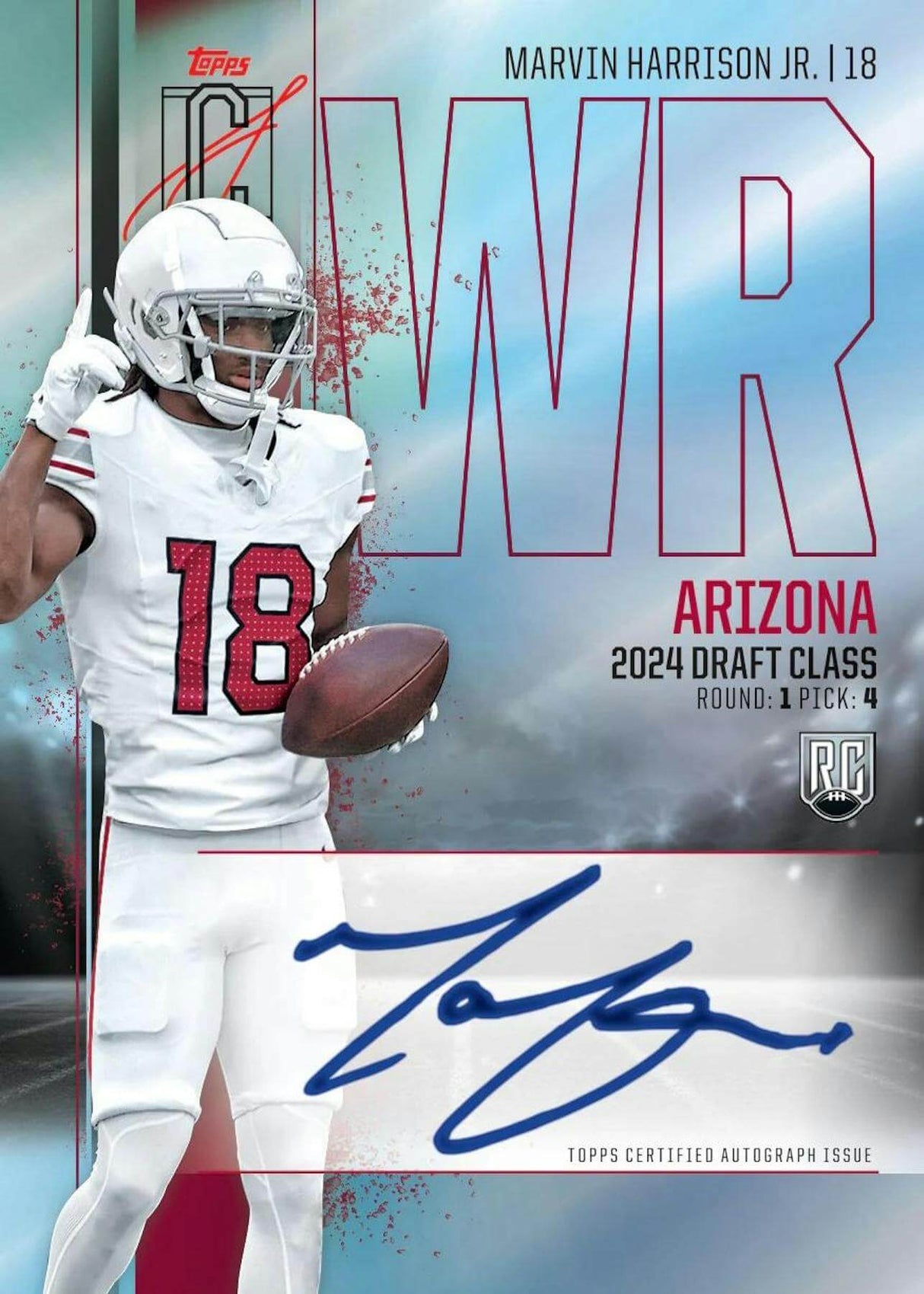 2024 Topps Signature Class Football 6-Pack Blaster Box