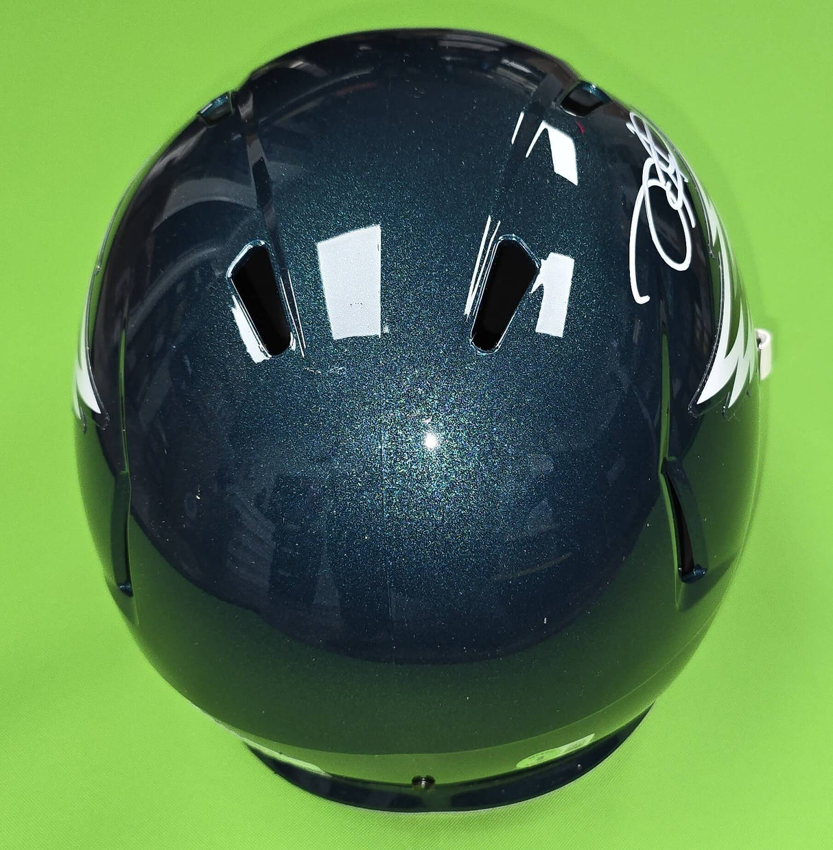 Jalen Hurts Autographed Philadelphia Eagles Replica Eclipse Speed Full-Size Helmet (Beckett)