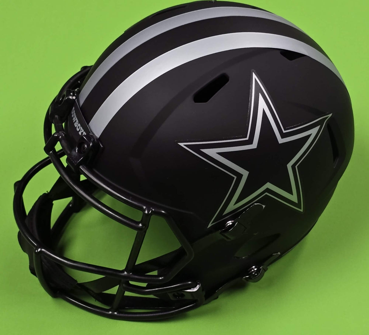 Dak Prescott Autographed Dallas Cowboys Replica Eclipse Speed Full-Size Helmet (Beckett)