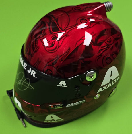 Dale Earnhardt Jr. Axalta First Final Autographed Replica Nascar Full-Size Helmet