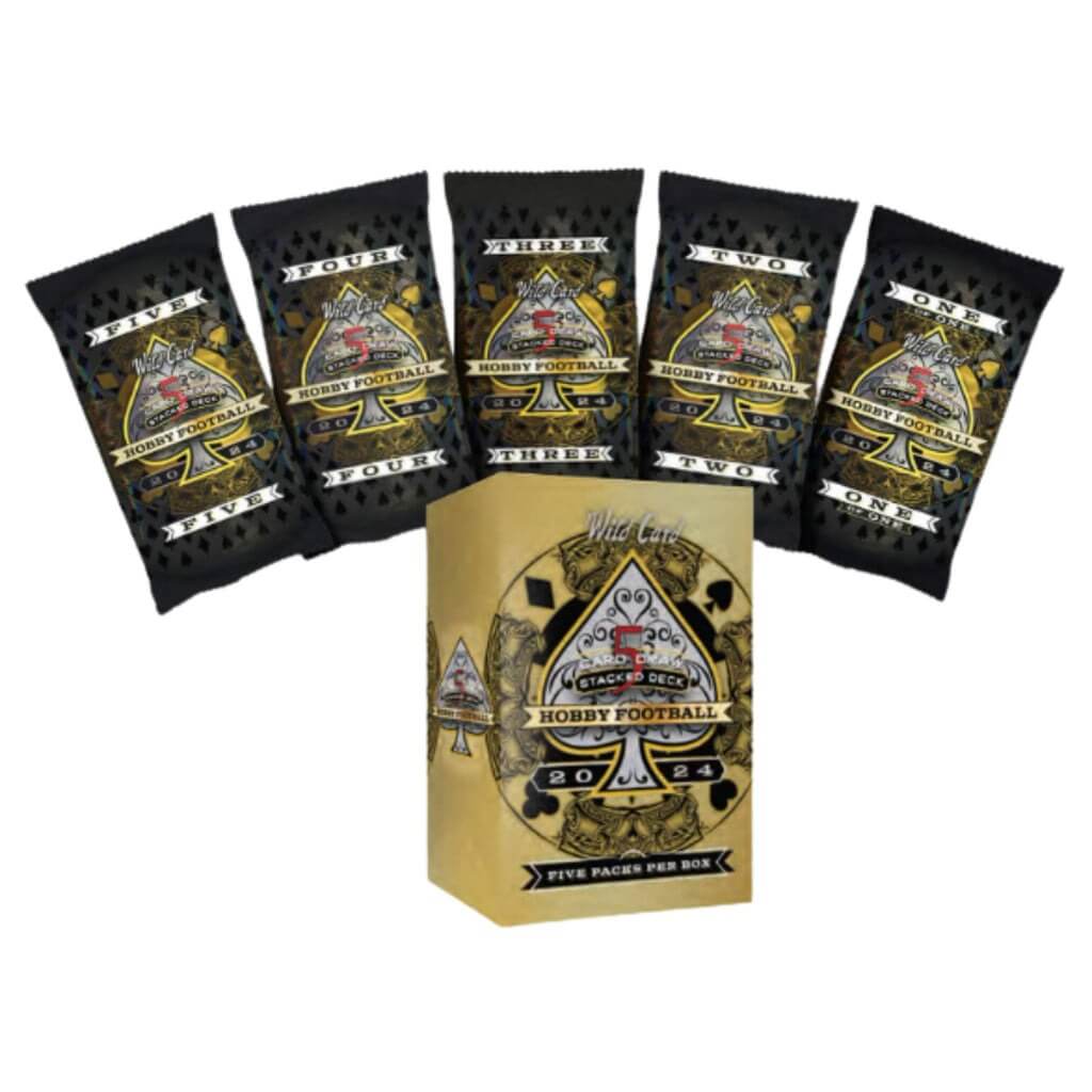 2024 Wild Card 5 Card Draw Stacked Deck Football Hobby Box
