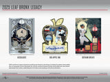 2025 Leaf Bronx Legacy Baseball Hobby Box