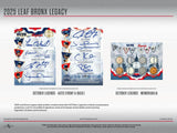 2025 Leaf Bronx Legacy Baseball Hobby Box