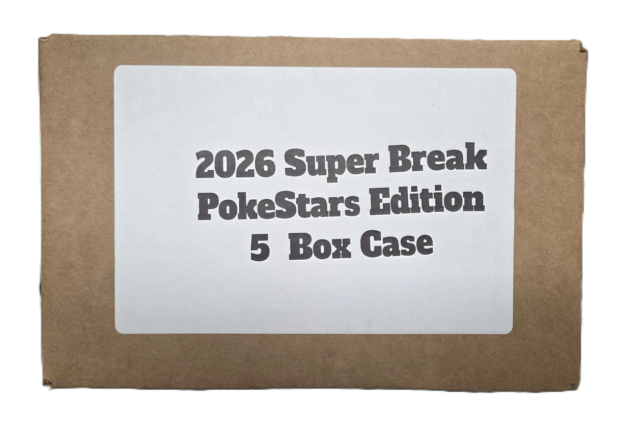 Pokemon TCG: 2026 Super Break Poke Stars 5-Box Case