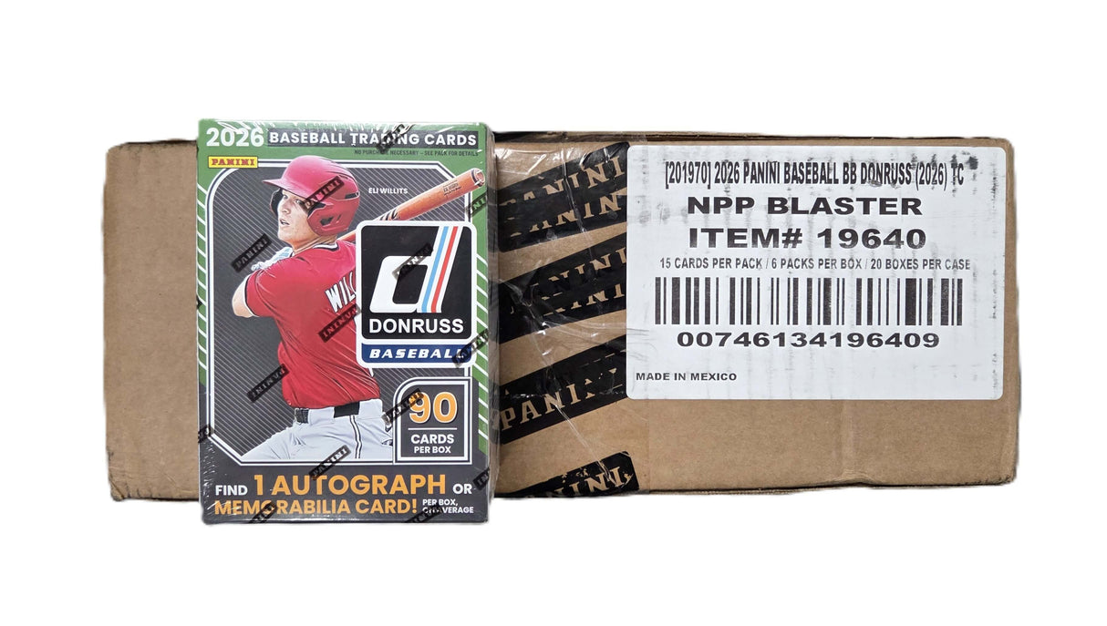 2026 Panini Donruss Baseball Blaster 20-Box Case