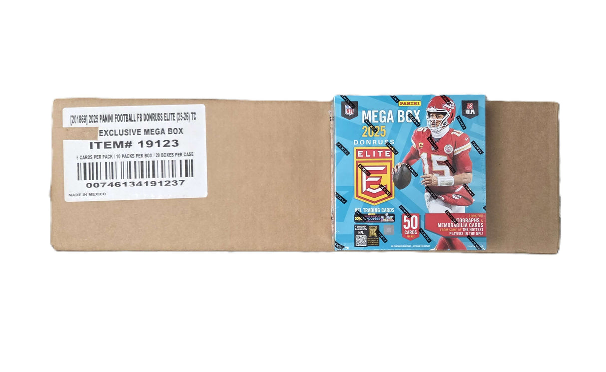 2025 Panini Donruss Elite Football Mega 20-Box Case (Lavendar Parallels!)