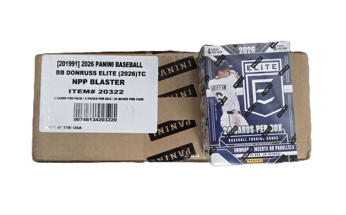 2026 Panini Donruss Elite Baseball Blaster 20-Box Case