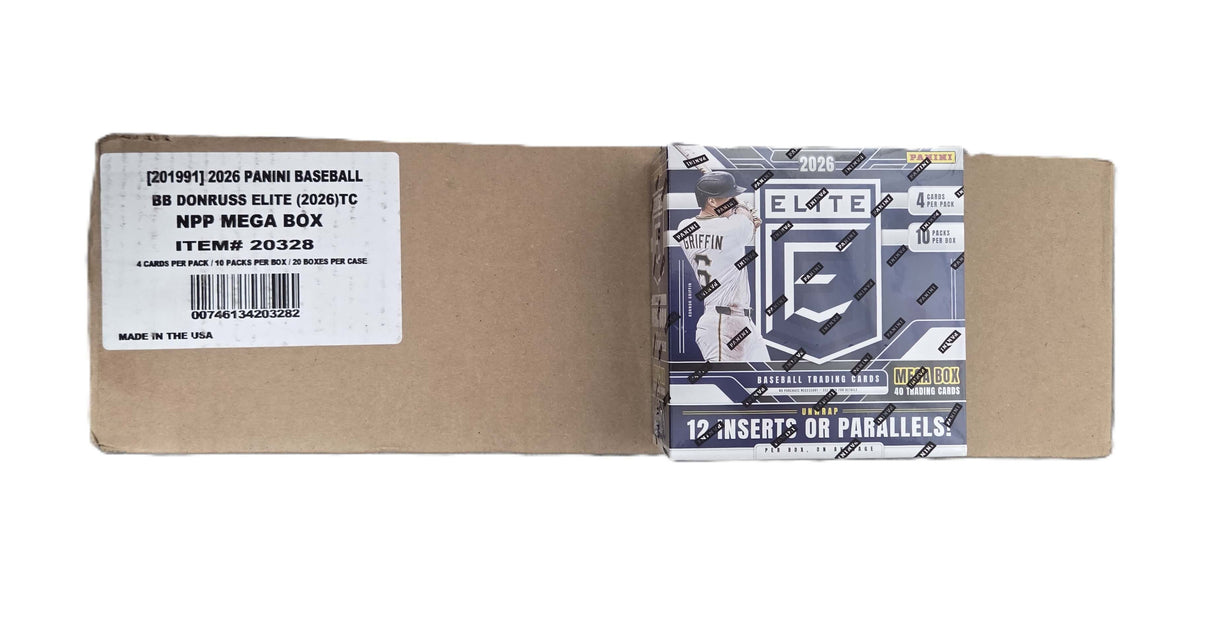 2026 Panini Donruss Elite Baseball Mega 20-Box Case