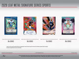 2026 Leaf Signature Series Hobby Box
