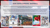 2026 Topps Chrome Baseball Mega 20-Box Case