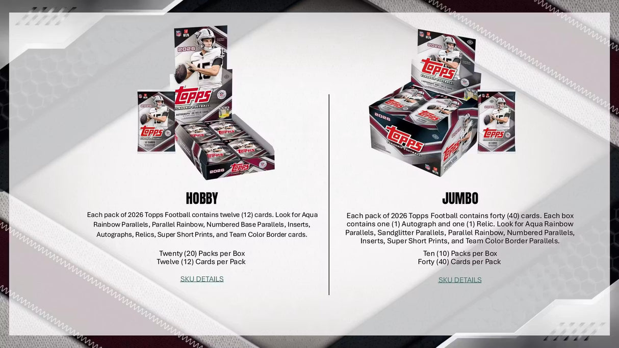 2026 Topps Flagship Football Hobby 12-Box Case