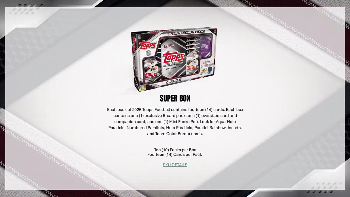 2026 Topps Flagship Football Hobby 12-Box Case