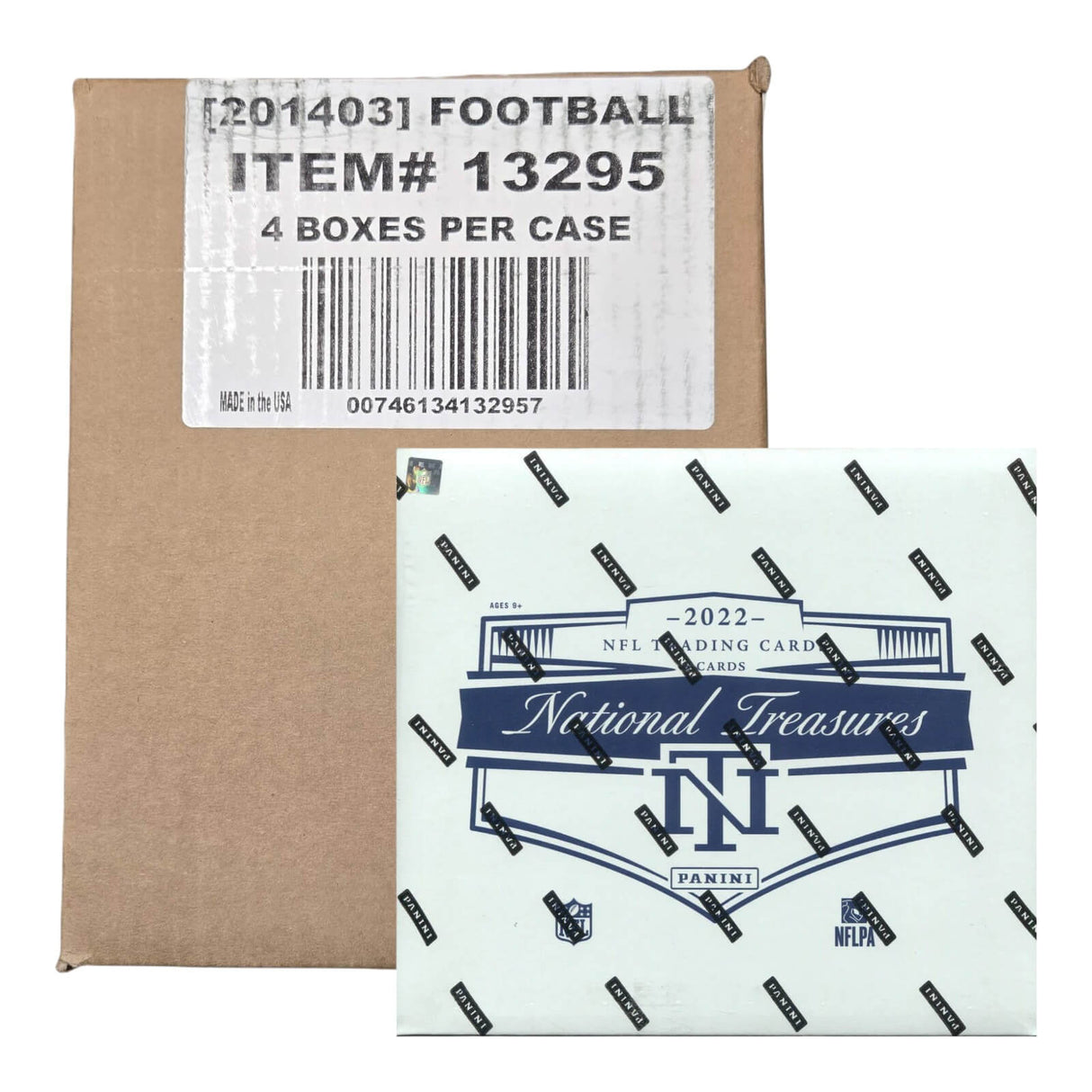 2022 Panini National Treasures Football Hobby 4-Box Case