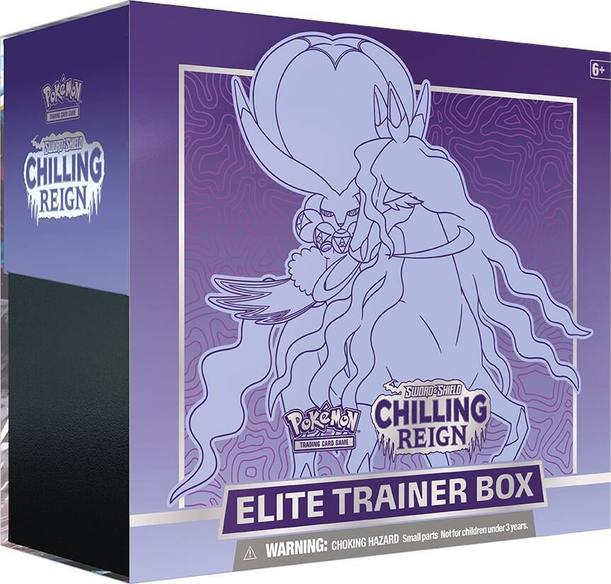 Pokemon TCG: Sword & Shield (SWSH06) Chilling Reign Elite Trainer Box