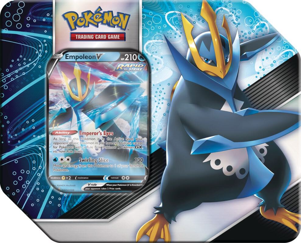 Pokemon TCG: V Strikers Tin [Empoleon V] SWSH05: Battle Styles