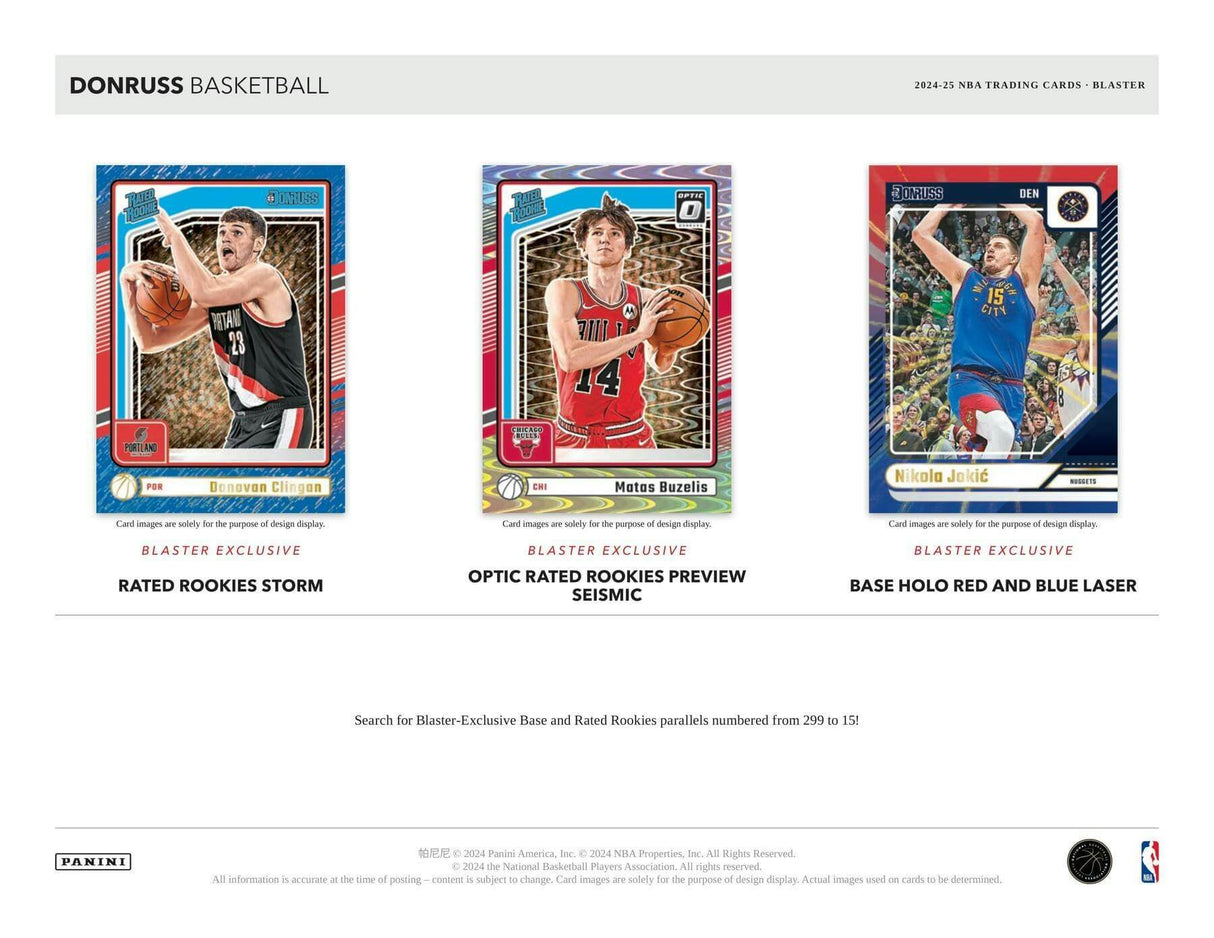 2024/25 Panini Donruss Basketball Mega Box
