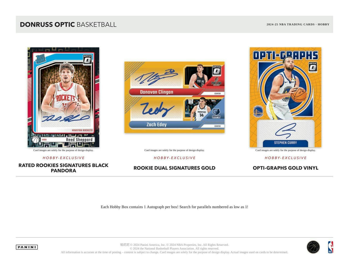 2024/25 Panini Donruss Optic Basketball Hobby Box