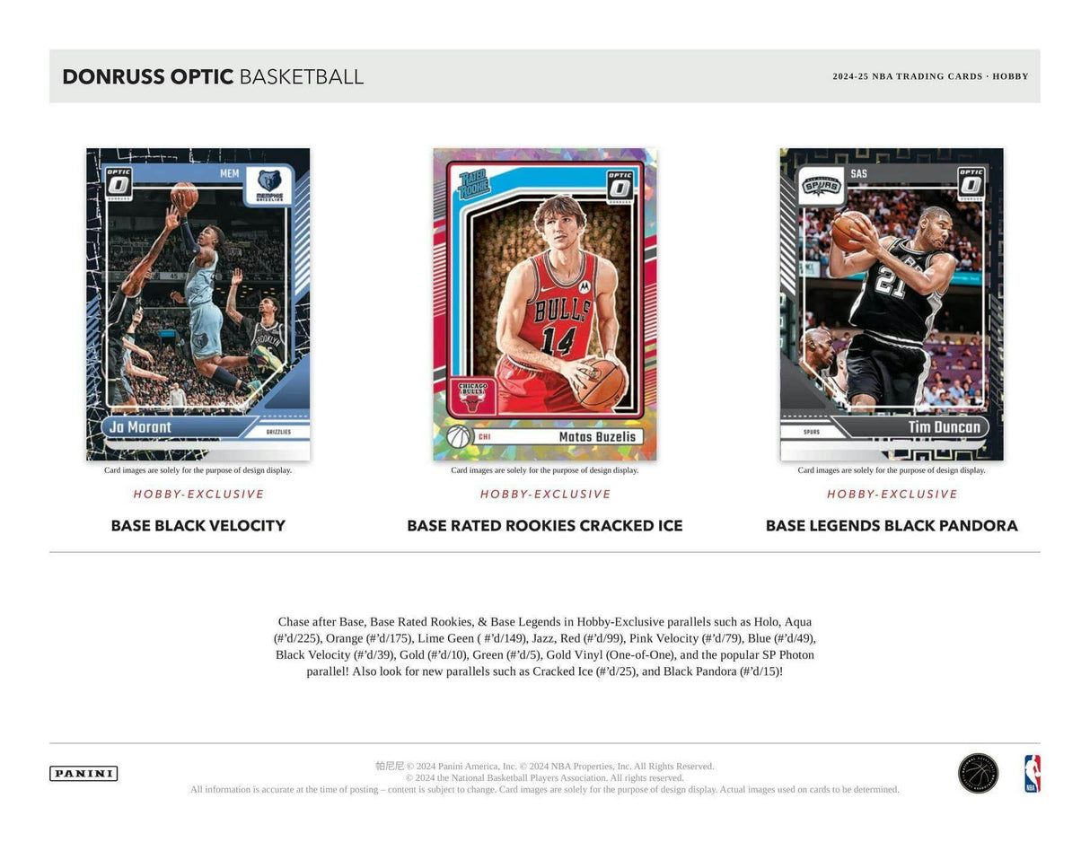 2024/25 Panini Donruss Optic Basketball Hobby Box