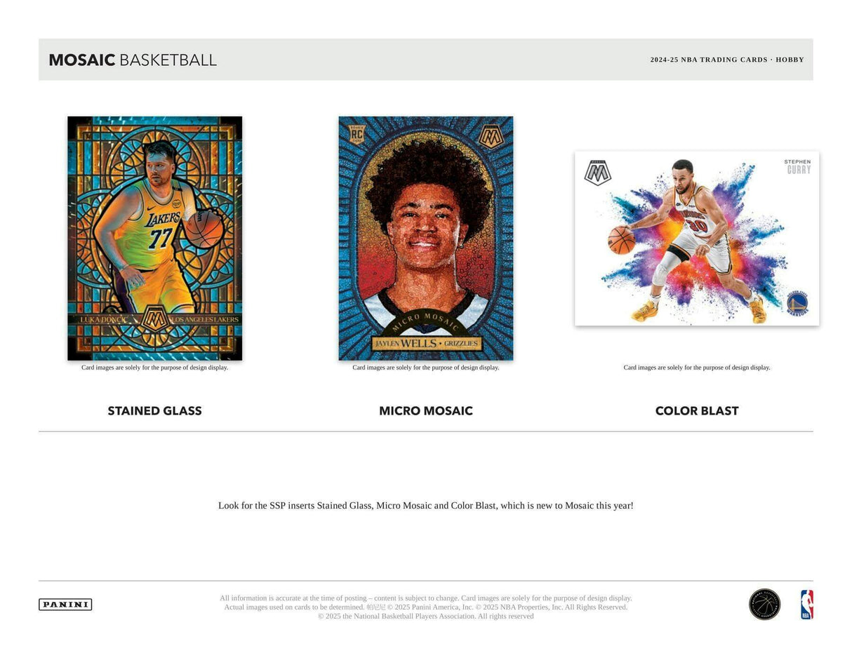 2024/25 Panini Mosaic Basketball Hobby Box