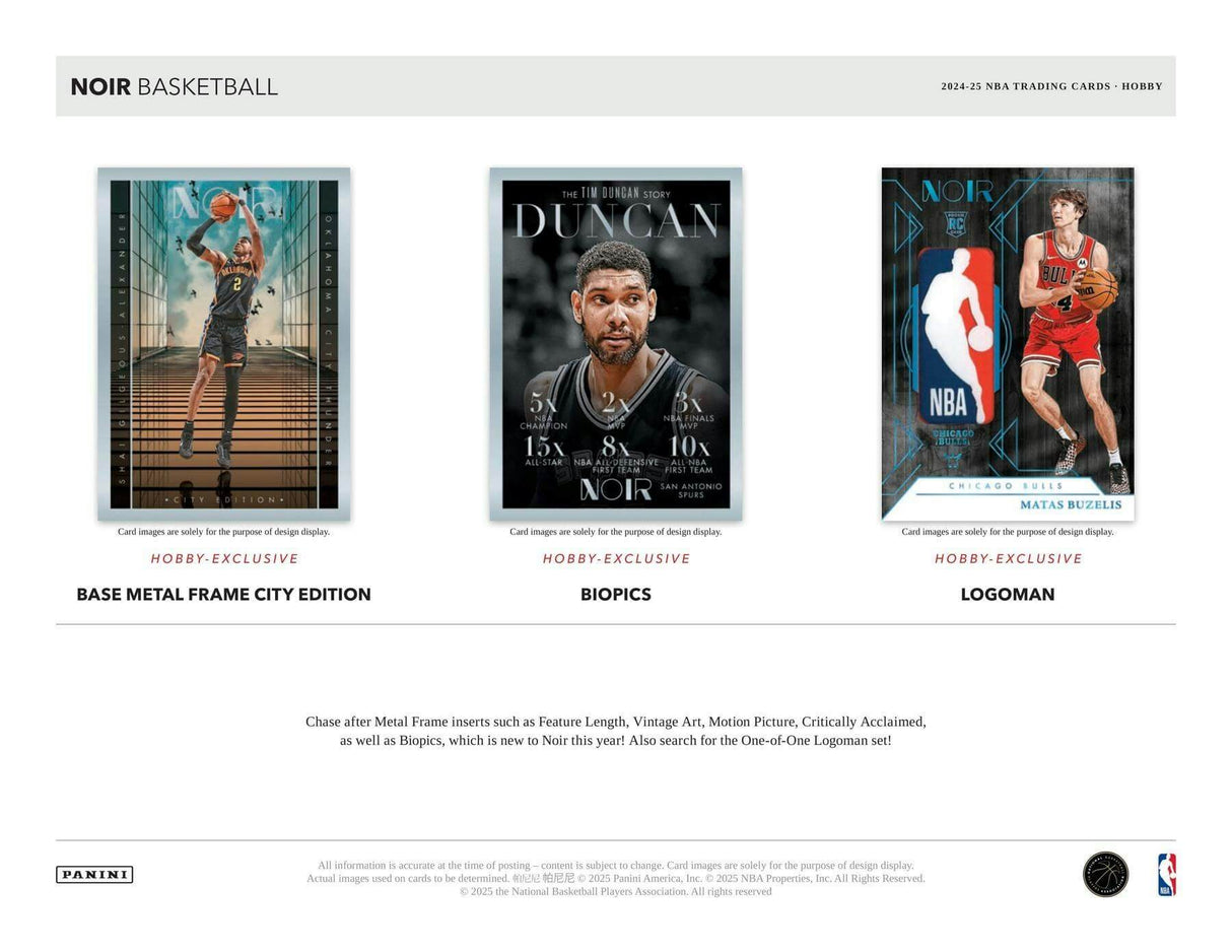 2024/25 Panini Noir Basketball Hobby Box