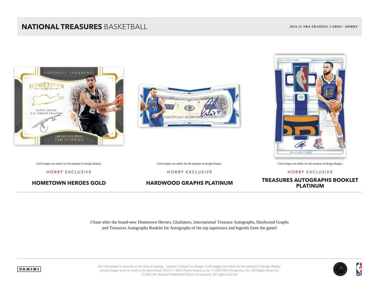 2024/25 Panini National Treasures Basketball Hobby Box