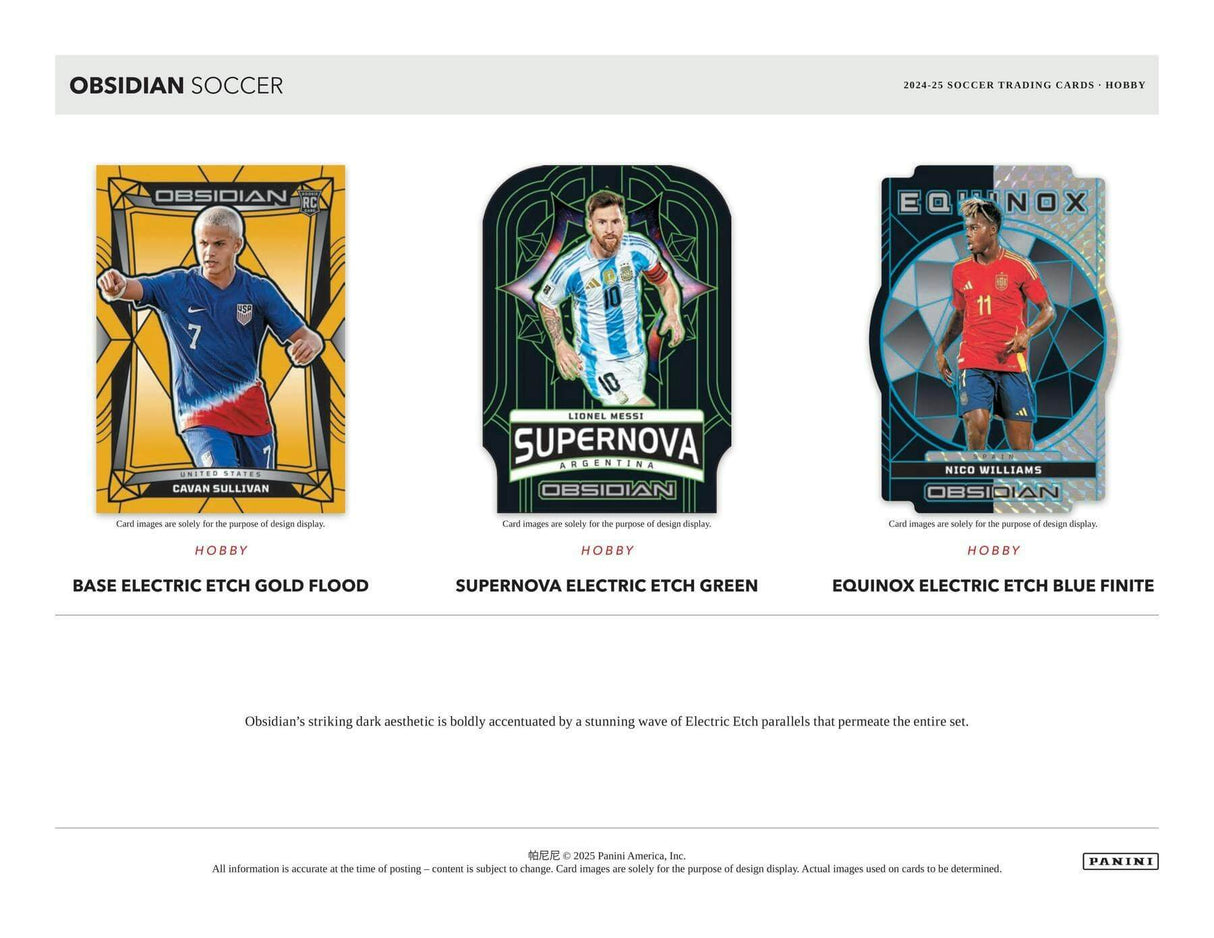 2024/25 Panini Obsidian Soccer Hobby Box