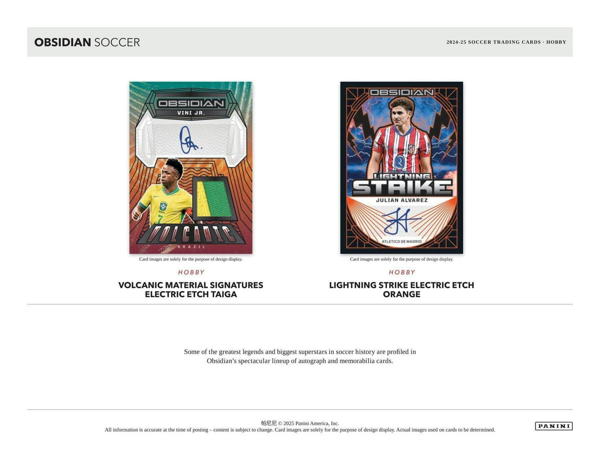 2024/25 Panini Obsidian Soccer Hobby Box