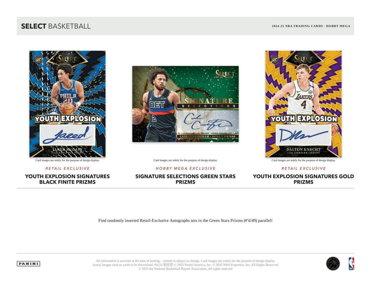 2024/25 Panini Select Basketball Hobby Mega Box