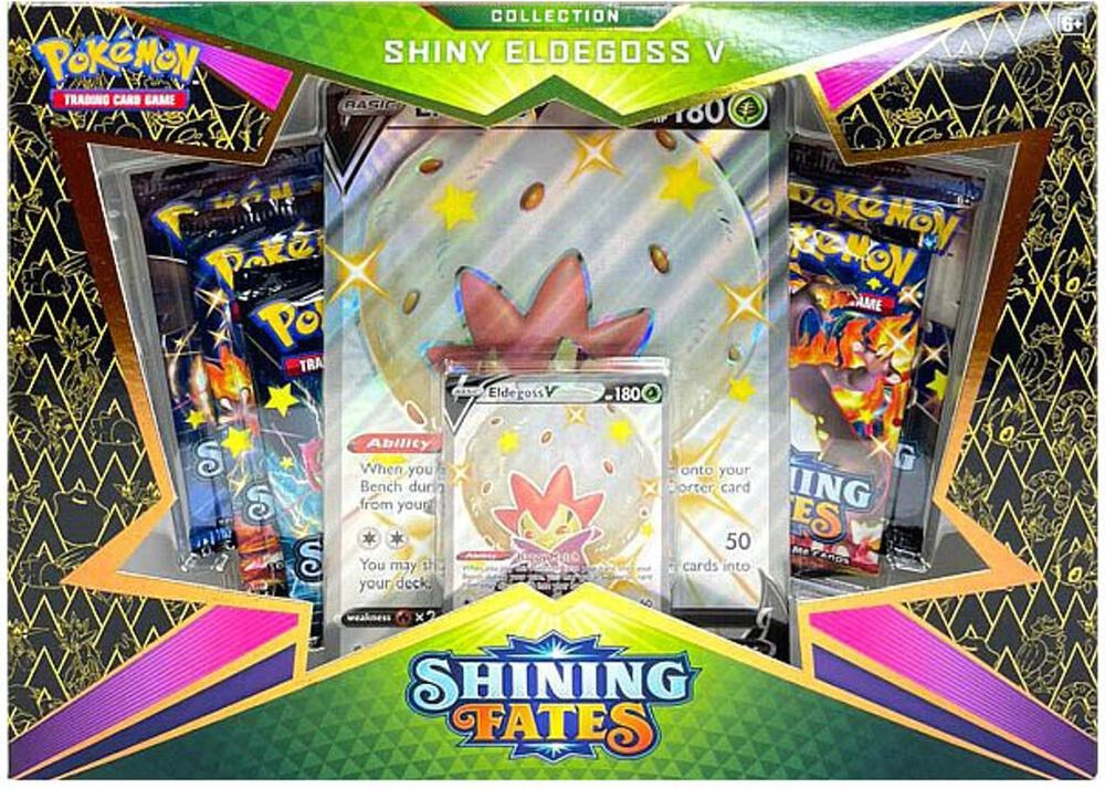 Pokemon TCG: Sword & Shield Shining Fates Collection [Shiny Eldegoss V]