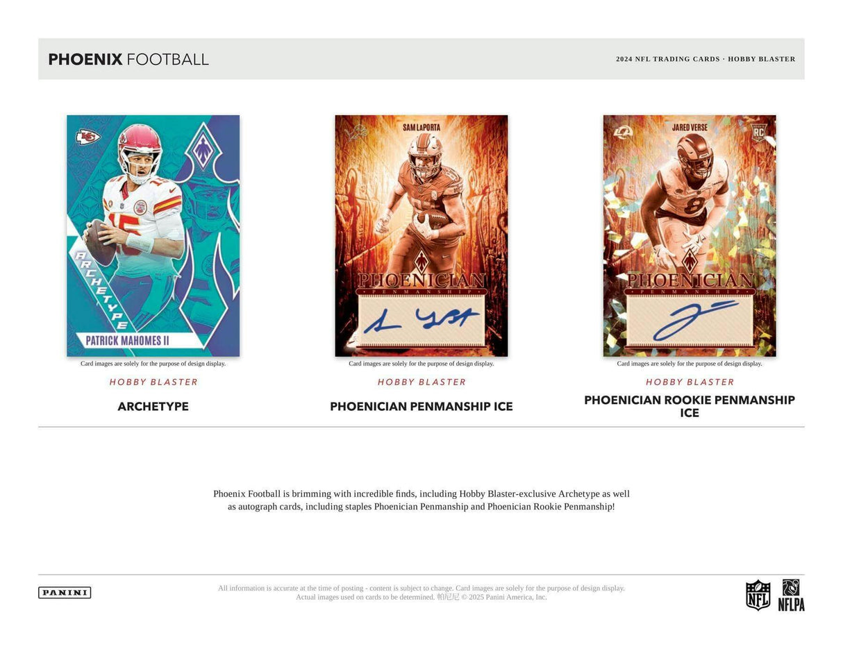 2024 Panini Phoenix Football 6-Pack Blaster Box