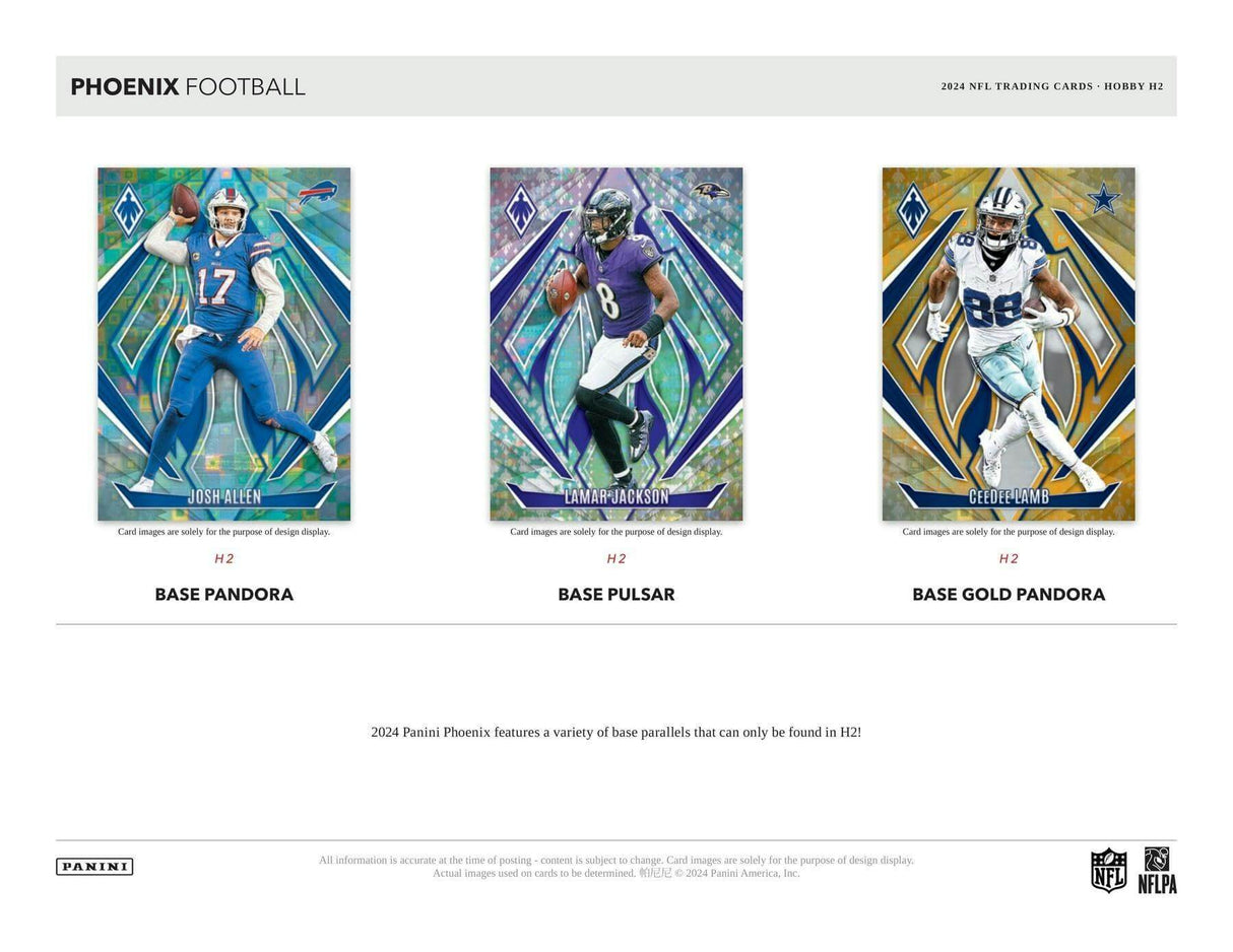 2024 Panini Phoenix Football H2 Box
