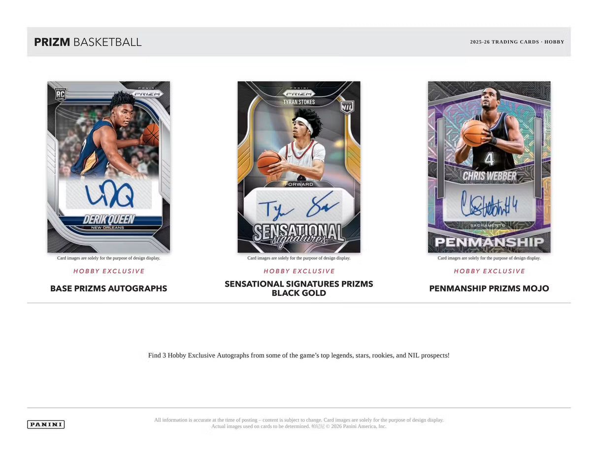 2025/26 Panini Prizm Basketball Hobby Box