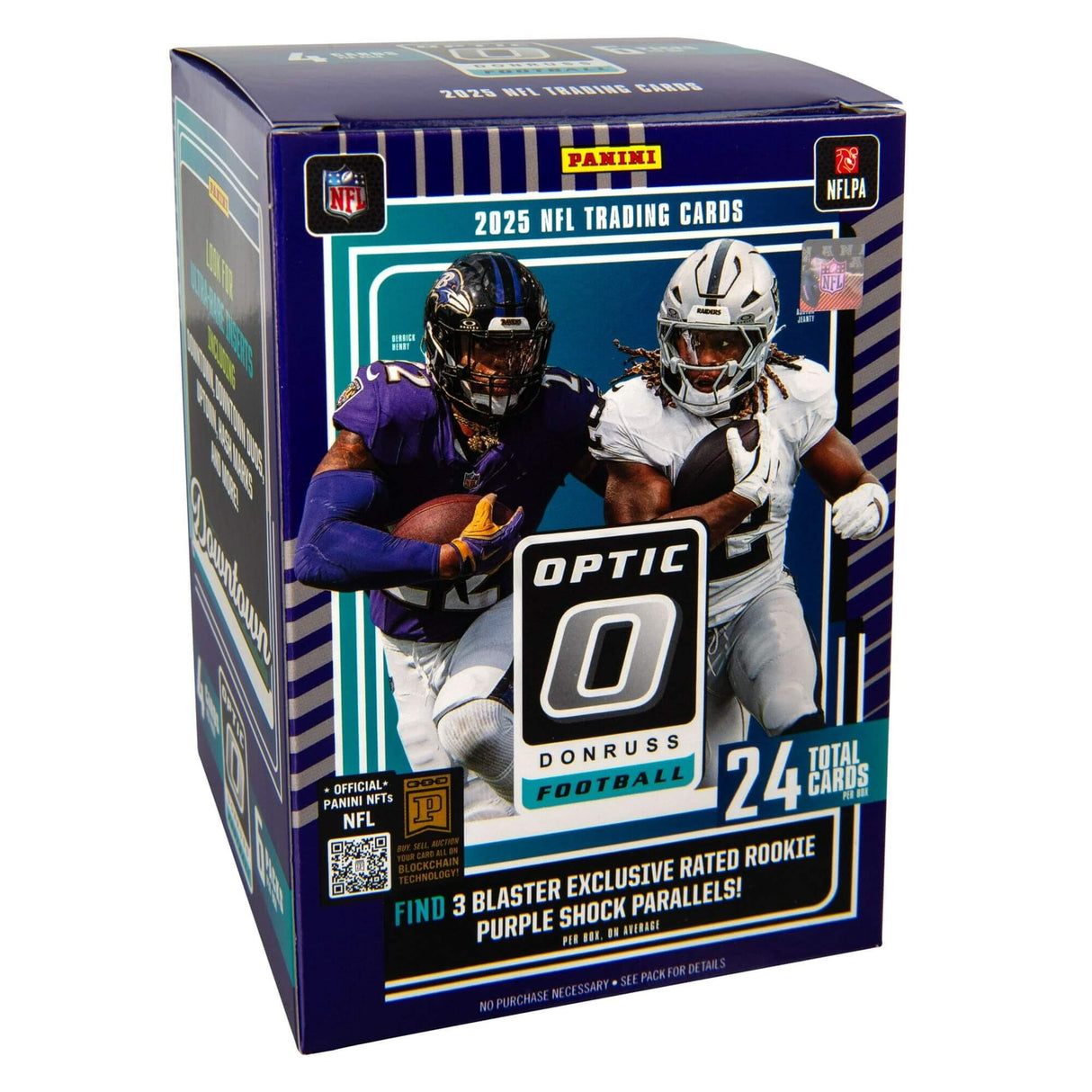 2025 Panini Donruss Optic Football 6-Pack Blaster Box (Purple Shock)