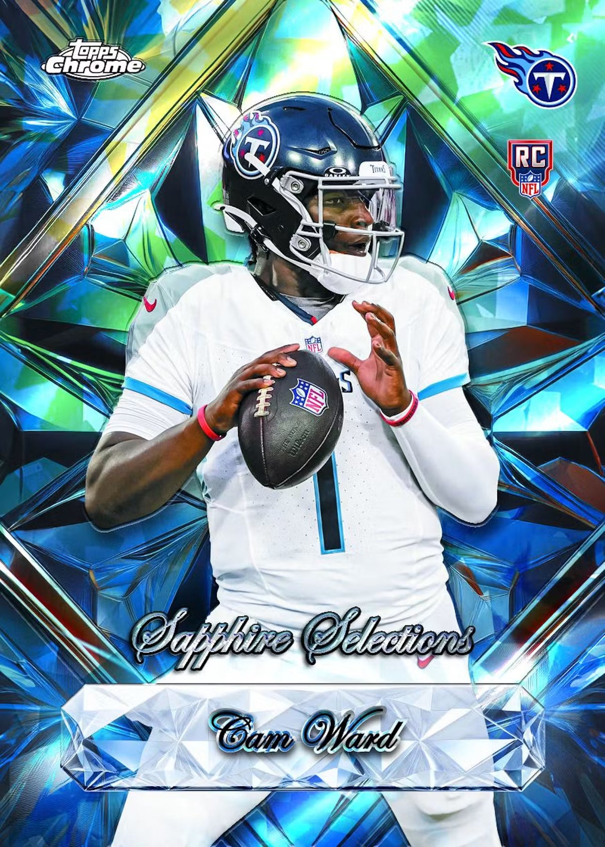 2025 Topps Chrome Football Sapphire Edition Box