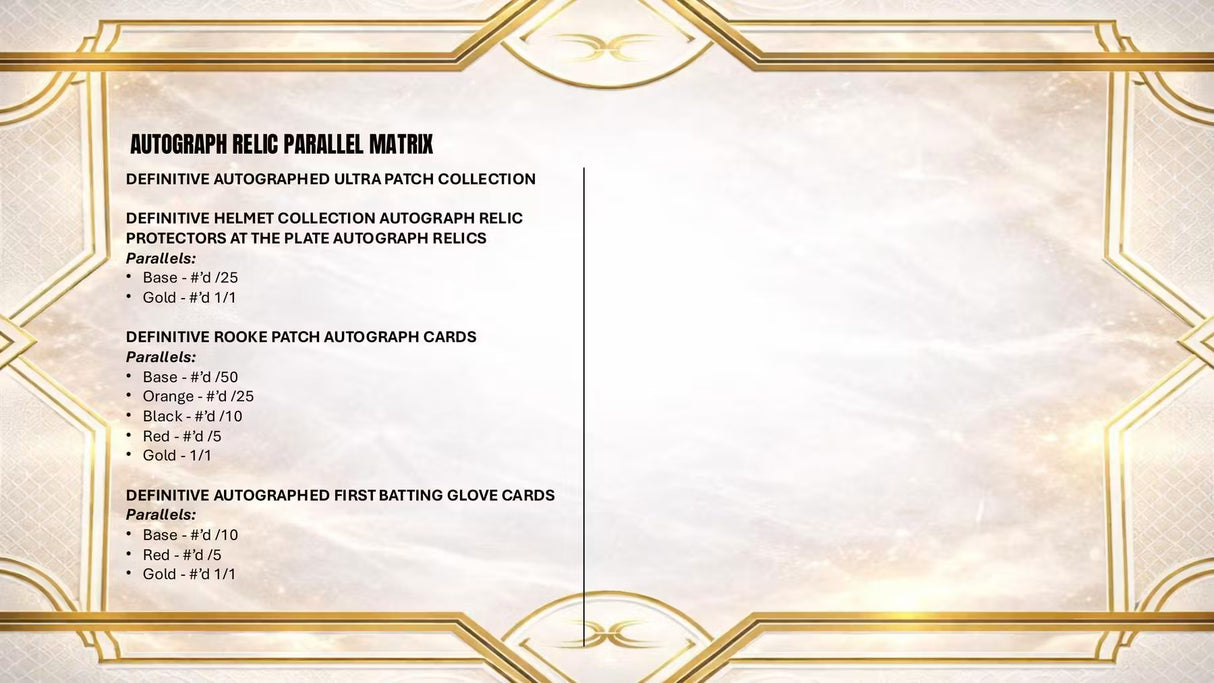 2025 Topps Definitive Collection Baseball Hobby Box