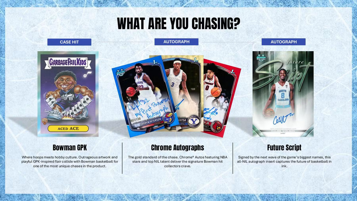 2025/26 Bowman Basketball Hobby Jumbo Box