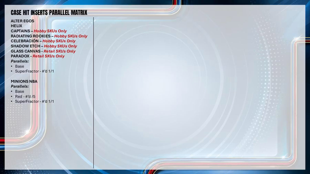 2025/26 Topps Chrome Update Series Basketball Hobby Box