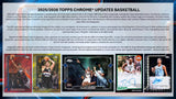 2025/26 Topps Chrome Update Series Basketball Hobby Jumbo Box