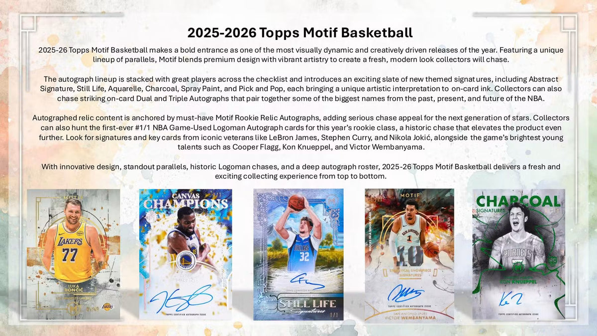 2025/26 Topps Motif Basketball Hobby Box