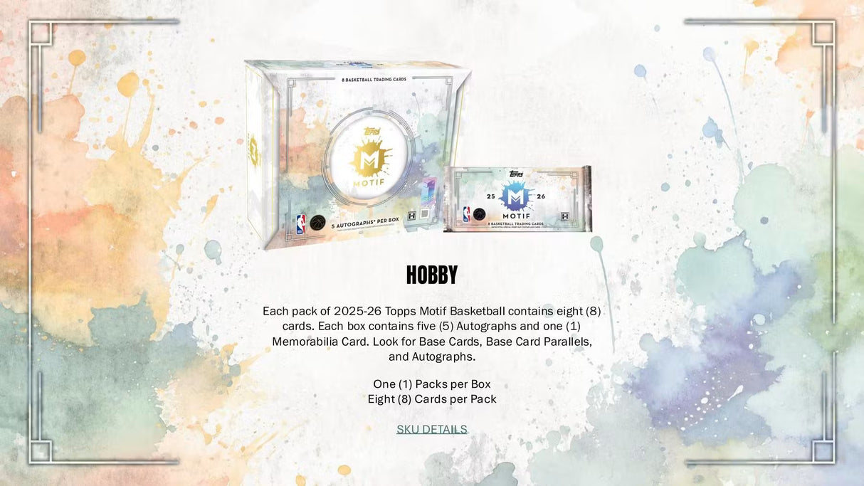 2025/26 Topps Motif Basketball Hobby Box