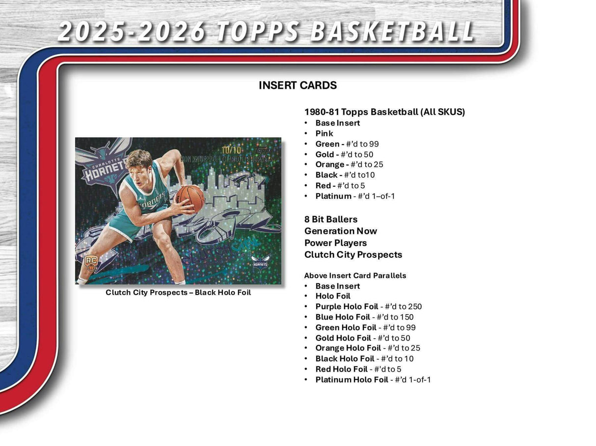 2025/26 Topps Basketball Mega Box
