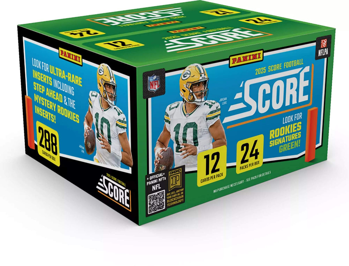 2025 Panini Score Football NFL Retail Box
