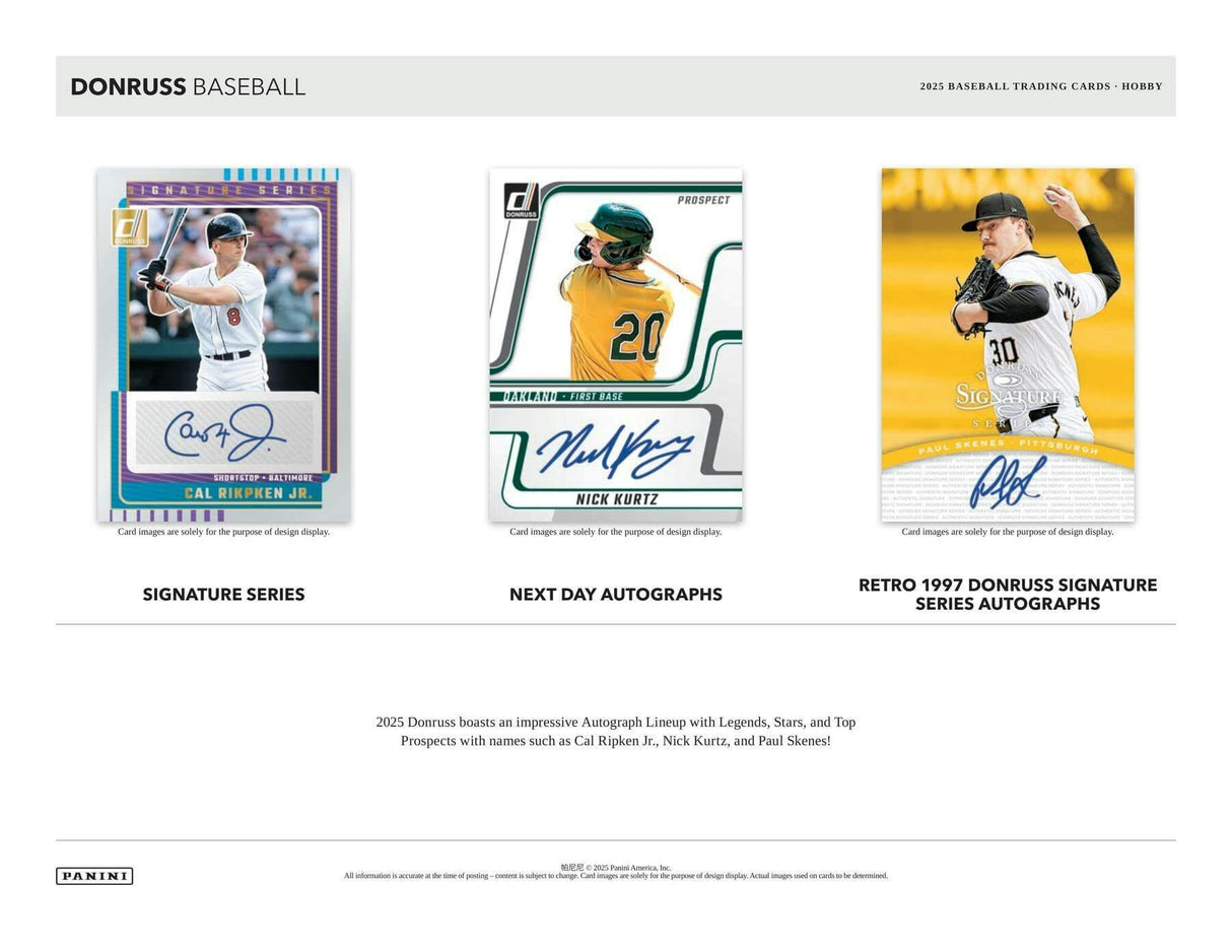2025 Panini Donruss Baseball Hobby Box