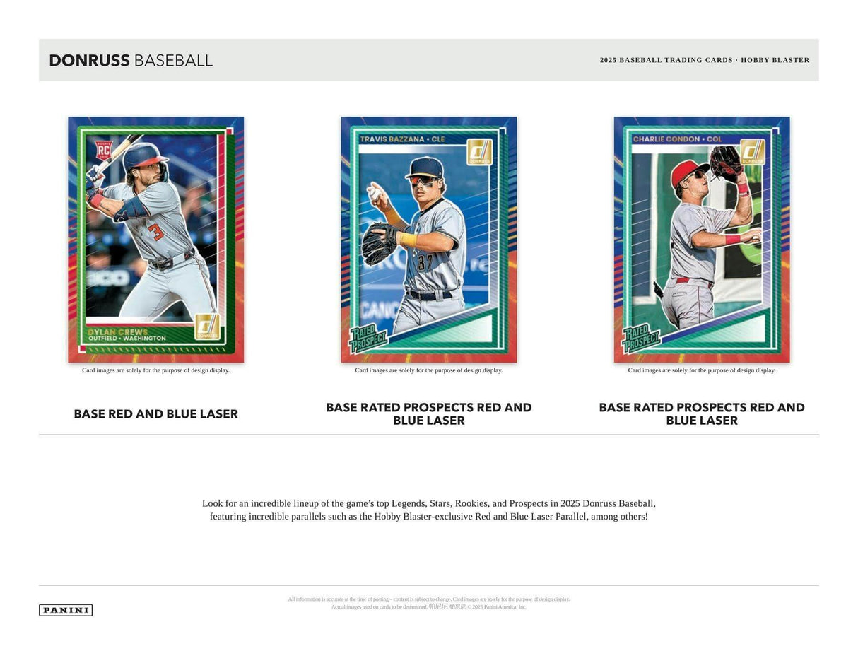 2025 Panini Donruss Baseball 6-Pack Blaster Box
