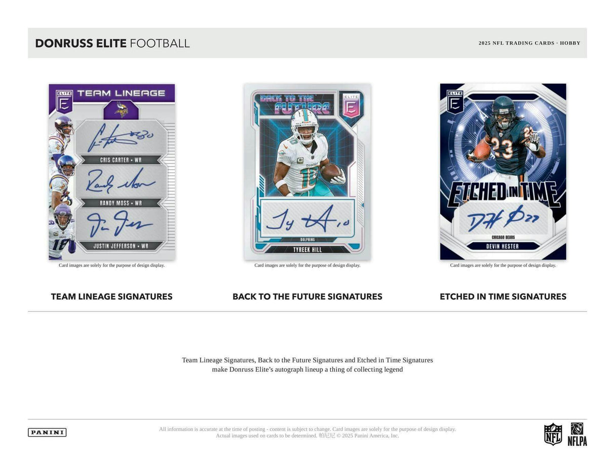 2025 Panini Donruss Elite Football Hobby Box