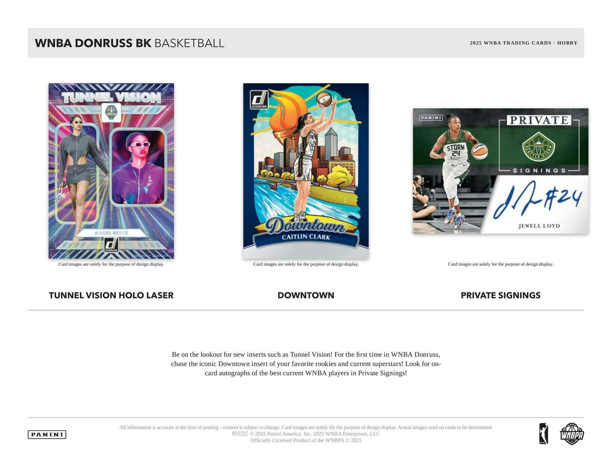 2025 Panini Donruss WNBA Basketball Hobby Box