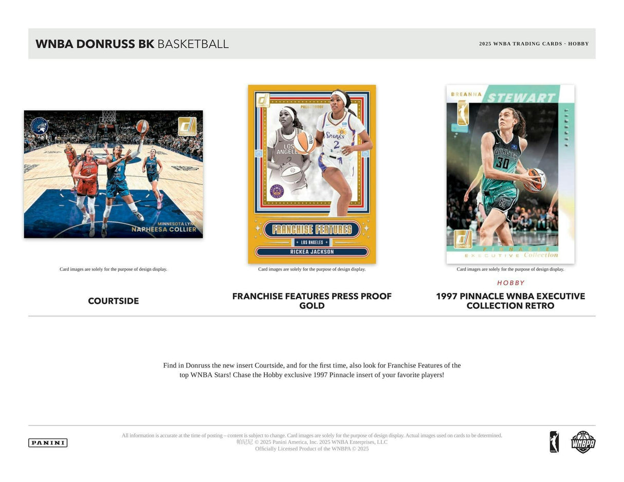 2025 Panini Donruss WNBA Basketball Hobby Box