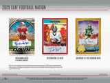 2025 Leaf Football Nation Hobby Box