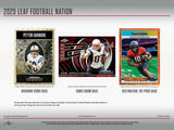 2025 Leaf Football Nation Hobby Jumbo Box